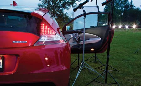 Honda CR-Z - вид сзади Honda CR-Z - вид сзади